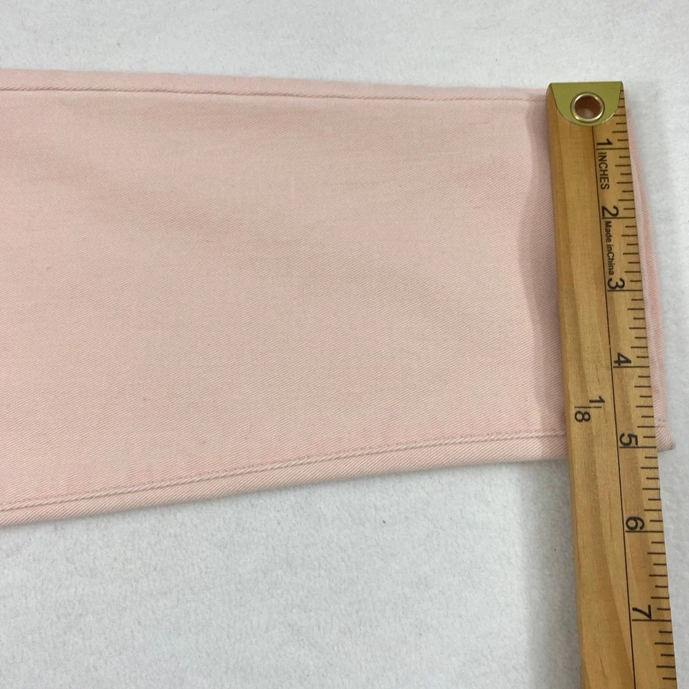 Banana Republic Jeans Womens 8 Mid Rise Pink Denim Skinny‎ Pastel Pants Stretch